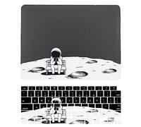 Coque Compatible avec Macbook Pro 14 Pouces Modèle A2442 A2779 M1 M2 2021 2023 avec Retina Display Touch ID, Plastique Case Rigide Housse Étui & Protection Clavier, Astronaute