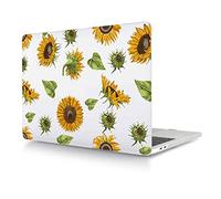 Coque Compatible avec MacBook Pro 16 Pouces 2020 2019 Version A2141 avec Touch Bar and Touch ID, Étui Rigide Protecteur en Plastique, Tournesol