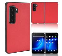 Coque Compatible avec Microsoft Surface Duo 2,boîtier à clapet en Cuir avec Fente pour Carte,Design Portefeuille,Support de Pied,boîtier en Cuir pour Microsoft Surface Duo 2