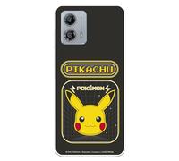 Coque compatible avec Motorola Moto G53 5G Officiel Pokémon Pikachu Jeu vidéo pour protéger votre téléphone portable Coque en silicone souple transparente avec licence officielle Pokémon