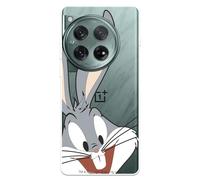 Coque compatible avec OnePlus 12 Officiel Looney Tunes Bugs Bunny pour protéger votre mobile. Coque en silicone transparente souple sous licence officielle Looney Tunes