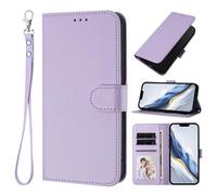 Coque compatible avec OnePlus Nord N20 SE/Nord N300, compatible avec Oppo A57 (E) / A57s / A77 / K10 5G / A97 5G Étui portefeuille avec fente pour carte et fermoir magnétique béquille - Violet