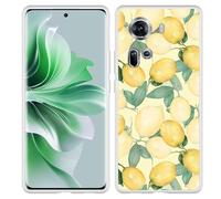 Coque Compatible avec Oppo Reno11 Coque en Silicone - Citrons