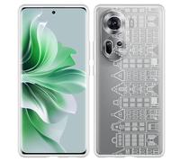 Coque Compatible avec Oppo Reno11 Coque en Silicone - Maisons de Canal I