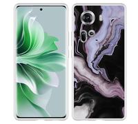 Coque Compatible avec Oppo Reno11 Coque en Silicone - Marbre Liquide