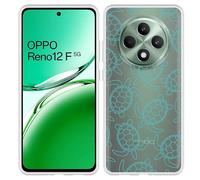 Coque Compatible avec Oppo Reno12 F (5G) Coque en Silicone - Tortues