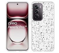 Coque Compatible avec Oppo Reno12 Pro Coque en Silicone - Aspect terrazzo