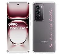 Coque Compatible avec Oppo Reno12 Pro Coque en Silicone - La Vie Est Belle