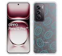 Coque Compatible avec Oppo Reno12 Pro Coque en Silicone - Tortues