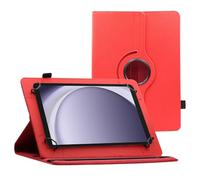 Coque Compatible avec Oscal Pad 50 Housse Pivotante à 360°, Étui Rotatif - Rouge