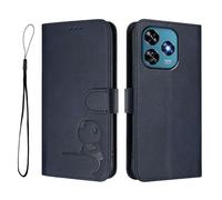 Coque Compatible avec Oukitel C51[Housse en Cuir PU Premium] [Etui à Rabat] [Pochette de Portefeuille],Étui de Protection pour Oukitel C51-4