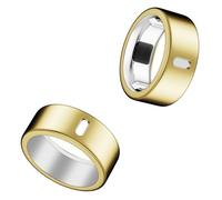Coque compatible avec Oura Ring Gen 4/Gen 3 Horizon/Gen 3 Heritage (non compatible avec Oura Ring 4-Ceramic), charge directe, protecteur de doigt en TPU robuste pour entraînement femme/homme - Or + or