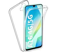 Coque Compatible Avec Samsung Galaxy A16 4g / 5g, Transparent Housse Silicone Tpu Gel Et Pc Rigide 360 Degres Protection Anti Choc Full Body Etui Case Phone Samsung A16 Transparent[X600]