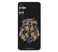 Coque compatible avec Samsung Galaxy A25 5G Officielle Harry Potter Poudlard Floral Coque en silicone transparent souple sous licence officielle Harry Potter