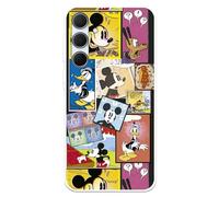 Coque compatible avec Samsung Galaxy A35 5G Officielle Disney Mickey Comic pour protéger votre téléphone portable Coque en silicone transparent souple sous licence officielle Disney classique