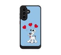 Coque Compatible avec Samsung Galaxy A36 5G Coque de Telephone Coque de Protection NIVOcore Noire Asterix Idefix Amour