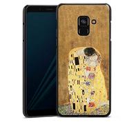 Coque Compatible avec Samsung Galaxy A8 Duos 2018 Étui Housse Klimt ¼uvre d'art Peinture