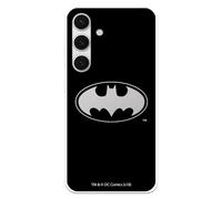 Coque compatible avec Samsung Galaxy S24 Officiel DC Comics Batman Logo Transparent pour protéger votre mobile. Coque en silicone transparente souple sous licence officielle DC Comics