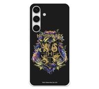Coque compatible avec Samsung Galaxy S24 Officiel Harry Potter Poudlard Floral pour protéger votre mobile. Coque en silicone transparente souple sous licence officielle Harry Potter