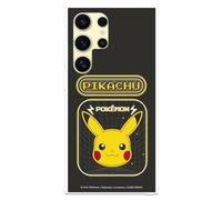Coque compatible avec Samsung Galaxy S24 Ultra Officielle Pokémon Pikachu Jeu vidéo pour protéger votre mobile. Coque en silicone transparente souple sous licence officielle Pokémon