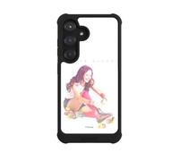 Coque Compatible avec Samsung Galaxy S25 Coque de Telephone Antichoc NIVOmax Noire Soy Luna Produit sous Licence Officielle Disney
