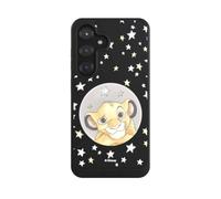 Coque Compatible avec Samsung Galaxy S25 Coque de Telephone Compatible avec MagSafe Coque de Protection NIVOcore Noire Simba Disney Le Roi Lion