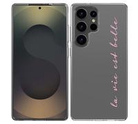 Coque Compatible avec Samsung Galaxy S25 Ultra Coque en Silicone - La Vie Est Belle