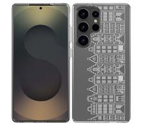 Coque Compatible avec Samsung Galaxy S25 Ultra Coque en Silicone - Maisons de Canal I