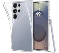 Coque Compatible avec Samsung Galaxy S25 Ultra - Transparent - TECHTA
