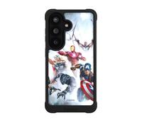 Coque Compatible avec Samsung Galaxy S26 Coque de Telephone Antichoc NIVOmax Noire Marvel Avengers Produit sous Licence Officielle