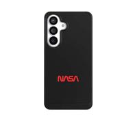 Coque Compatible avec Samsung Galaxy S26+ Coque de Telephone Compatible avec MagSafe Coque de Protection NIVOcore Noire Logo NASA Cosmos