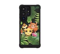Coque Compatible avec Samsung Galaxy S26 Ultra Coque de Telephone Antichoc Compatible avec MagSafe NIVOmax Noire Disney Simba Timon et Pumbaa