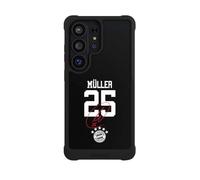 Coque Compatible avec Samsung Galaxy S26 Ultra Coque de Telephone Antichoc Compatible avec MagSafe NIVOmax Noire FC Bayern Munich FCB Thomas Müller