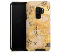 Coque Compatible avec Samsung Galaxy S9 Plus Duos Coque renforcée Coque Antichoc Klimt ¼uvre d'art Serpents d'eau
