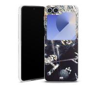 Coque Compatible avec Samsung Galaxy Z Flip 7 FE Étui Housse Star Wars Étoile de la Mort Film