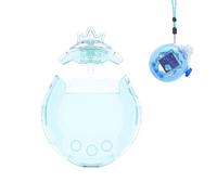 Coque compatible avec Tamagotchi Paradise Electronic Pet - Coque de protection transparente en PC avec cordon de serrage - Vert