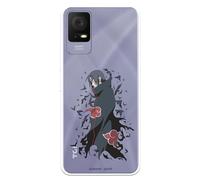 Coque compatible avec TCL 405 - TCL 408 Officiel Naruto Personnage Itachi pour protéger votre téléphone portable Coque en silicone transparent souple sous licence officielle Naruto