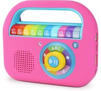 Coque Compatible Avec Vtech Music'Kid Baladeur Musical Enfant, Housse En Silicone Compatible Avec Vtech Enceinte Bluetooth Enfant, Rose