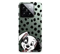 Coque compatible avec Xiaomi 14 Officielle Disney Chiot Taches pour protéger votre mobile. Coque en silicone transparente souple sous licence officielle de 101 Dalmatiens