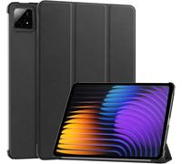 Coque Compatible Avec Xiaomi Pad 7/7 Pro, Housse Etui De Slim Léger Avec Veille/Réveil Automatique, Pu Flexible Cover Avec Multi-Angle Fonction Support Noir