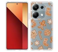 Coque Compatible avec Xiaomi Poco M6 Pro Coque en Silicone - Biscuits de Noël