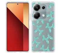 Coque Compatible avec Xiaomi Poco M6 Pro Coque en Silicone - Chiens à Ballons