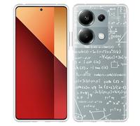 Coque Compatible avec Xiaomi Poco M6 Pro Coque en Silicone - Mathématiques Blanc