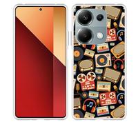 Coque Compatible avec Xiaomi Poco M6 Pro Coque en Silicone - Motif rétro