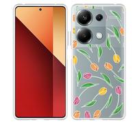 Coque Compatible avec Xiaomi Poco M6 Pro Coque en Silicone - Tulipes