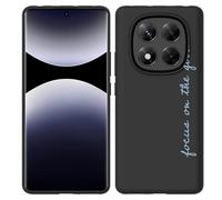 Coque Compatible avec Xiaomi Poco X7 Coque en Silicone Noir - Focus on The Good