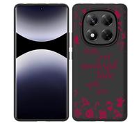 Coque Compatible avec Xiaomi Poco X7 Coque en Silicone Noir - Most Wonderful Time