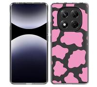 Coque Compatible avec Xiaomi Poco X7 Coque en Silicone - Taches Roses de Vache