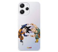 Coque compatible avec Xiaomi Redmi 12 sous licence officielle Dragon Ball Goten et Trunks Fusion pour protéger votre téléphone portable Coque en silicone transparent souple sous licence officielle