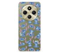 Coque compatible avec Xiaomi Redmi 14C - Poco C75 officielle Disney Faces Stitch pour protéger votre téléphone portable Coque en silicone transparent souple sous licence officielle Lilo & Stitch